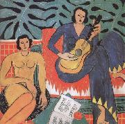 Henri Matisse The Music (mk35) oil